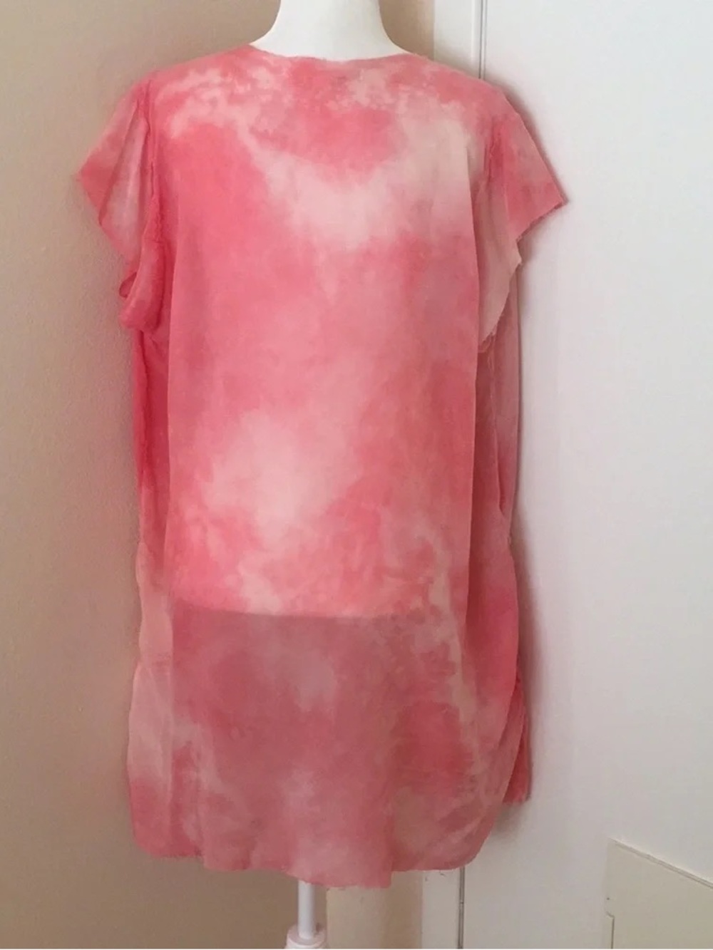 Women's Pink Ombre Swim Cover-Up Tunic - Picture 2 of 3
